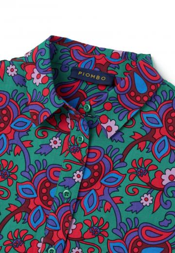 Атласная блузка