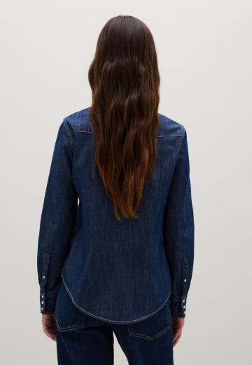 Джинсовая блузка