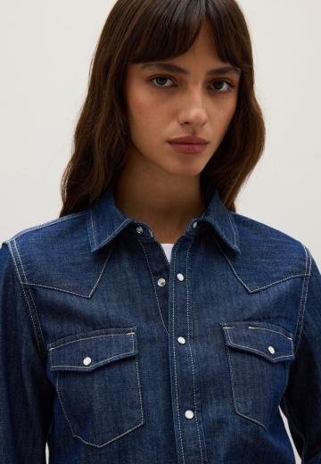 Джинсовая блузка