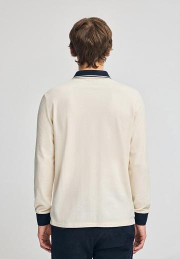 Поло с длинным рукавом