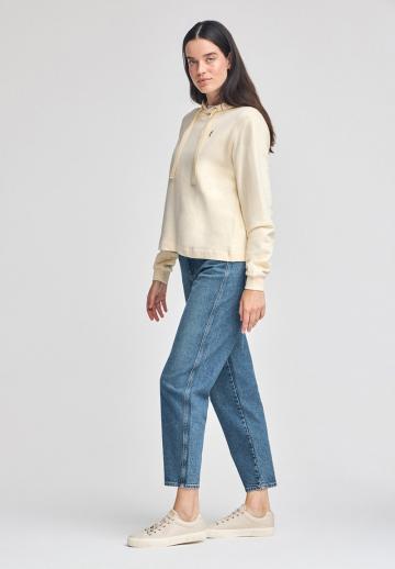 Пуловер с капюшоном