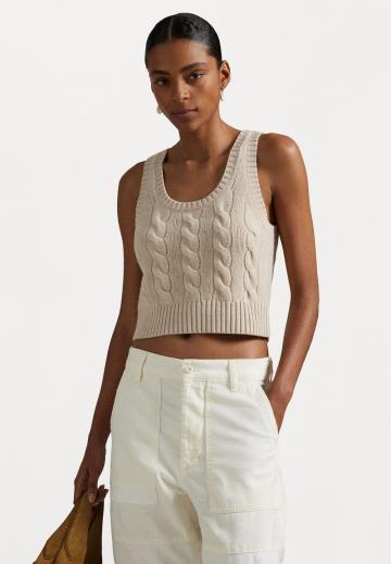 Пуловер без рукавов