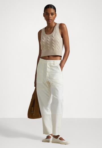 Пуловер без рукавов