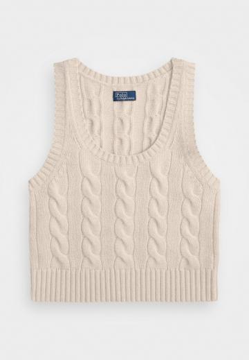 Пуловер без рукавов