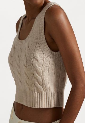 Пуловер без рукавов