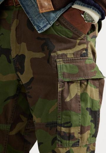 Брюки с накладными карманами