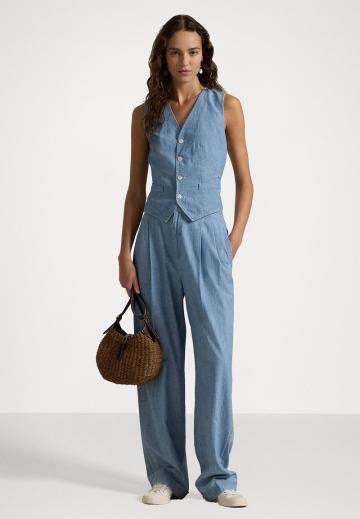 Джинсовая жилетка