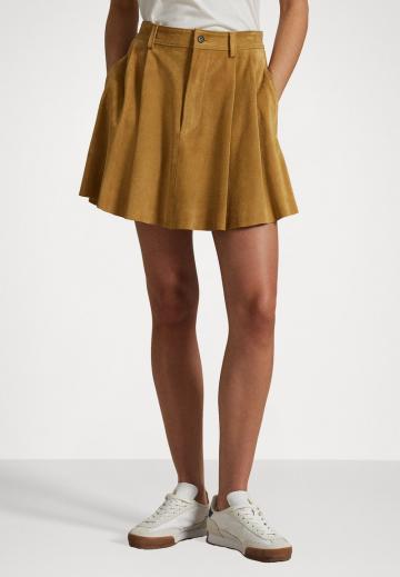 Кожаная юбка