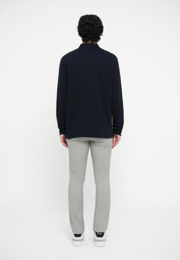 Поло с длинным рукавом