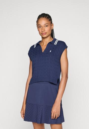 Пуловер с коротким рукавом