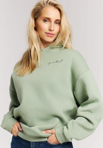 Пуловер с капюшоном