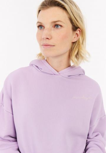 Пуловер с капюшоном