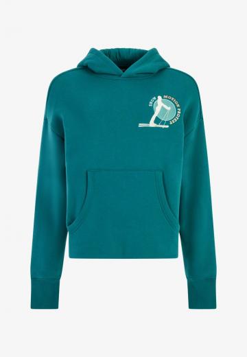 Пуловер с капюшоном