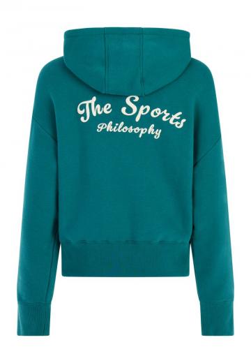 Пуловер с капюшоном