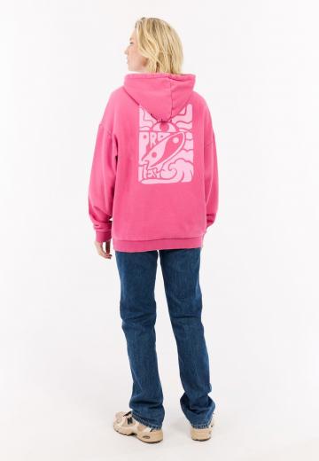 Пуловер с капюшоном