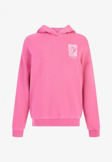 Пуловер с капюшоном