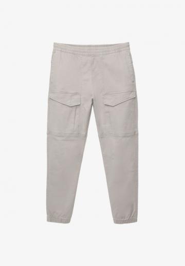 Брюки с накладными карманами