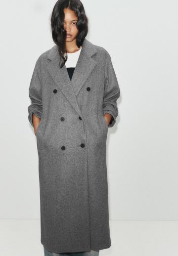 Шерстяное пальто