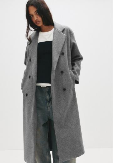 Шерстяное пальто