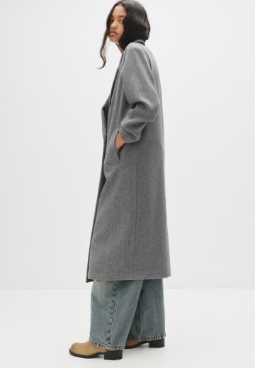 Шерстяное пальто