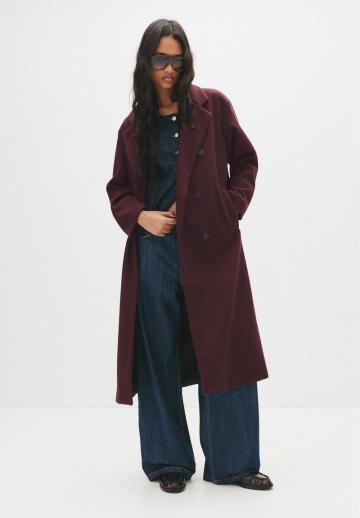 Шерстяное пальто