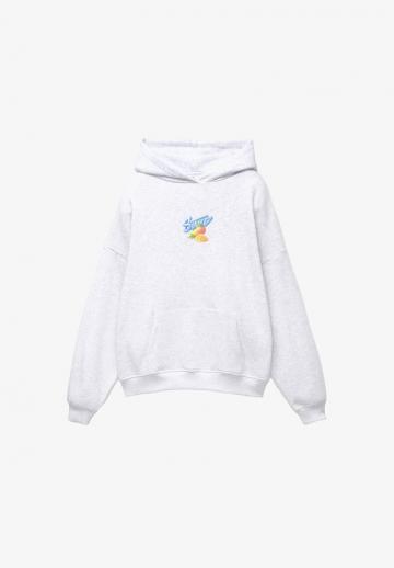 Пуловер с капюшоном