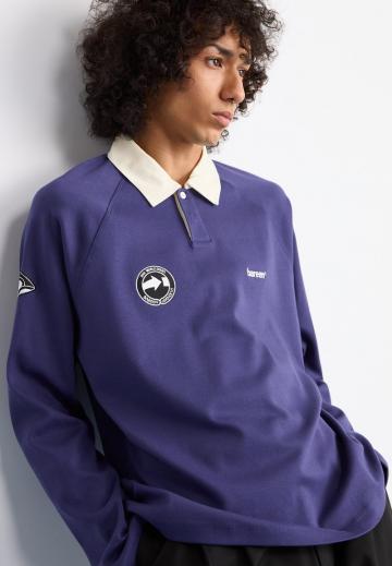 Поло с длинным рукавом