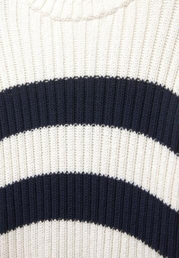 Пуловер в полоску