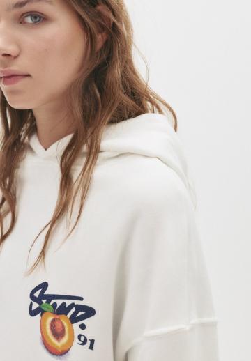 Пуловер с капюшоном