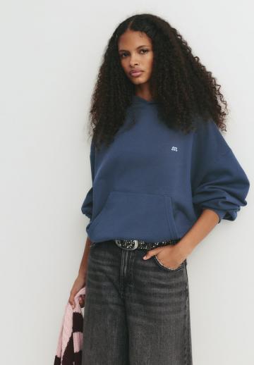 Пуловер с капюшоном