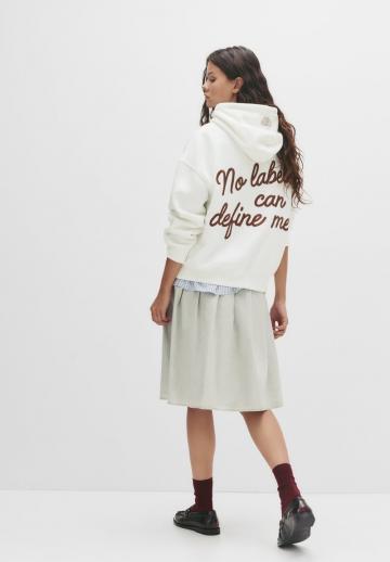 Пуловер с капюшоном