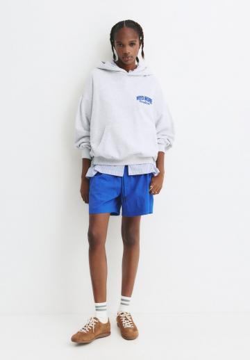 Пуловер с капюшоном