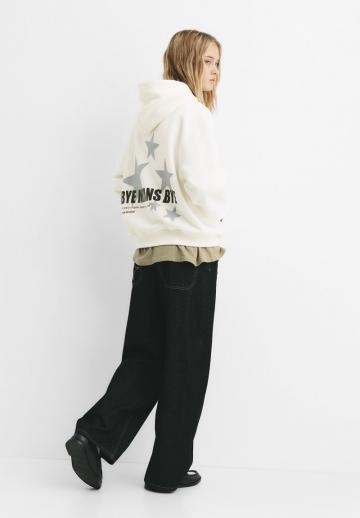 Пуловер с капюшоном