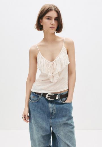 Топ на бретельках