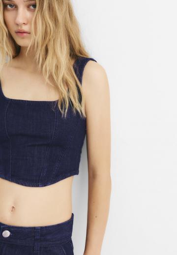 Блузка без рукавов