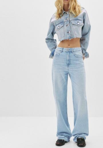 Прямые джинсы