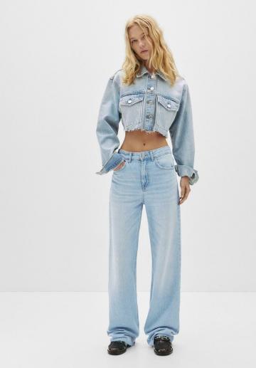 Прямые джинсы