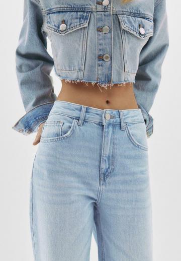 Прямые джинсы