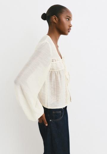 Кружевная блузка