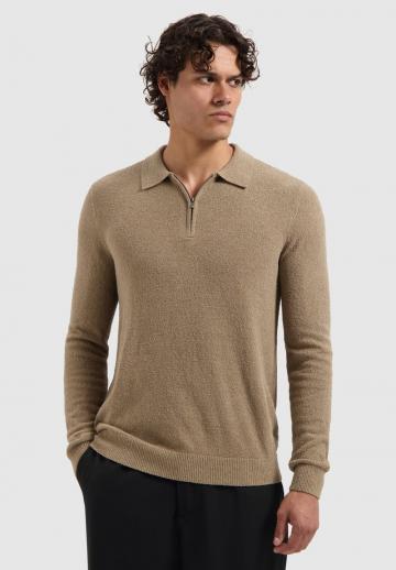 Поло с длинным рукавом