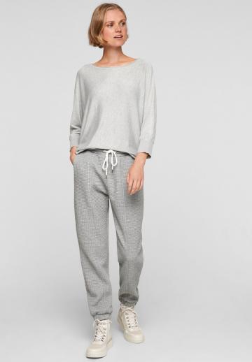 Пуловер с рукавом три четверти