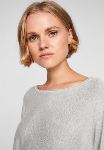 Пуловер с рукавом три четверти