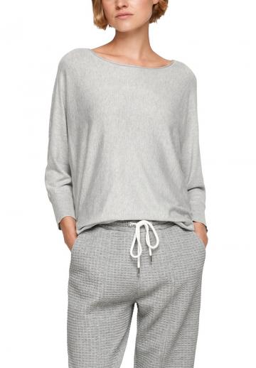 Пуловер с рукавом три четверти