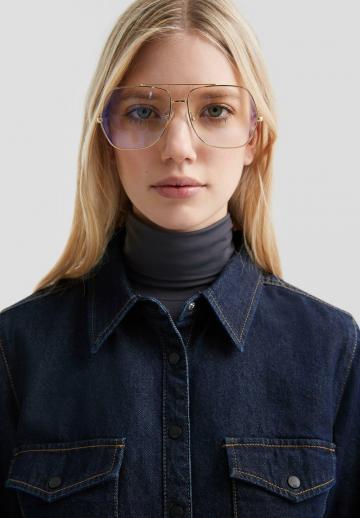 Джинсовая блузка