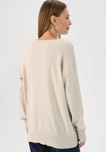 Длинный пуловер