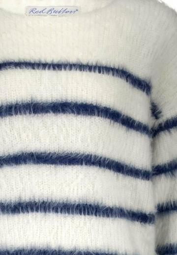 Пуловер в полоску