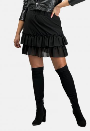 Юбка с воланами