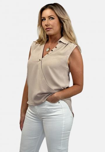 Блузка без рукавов