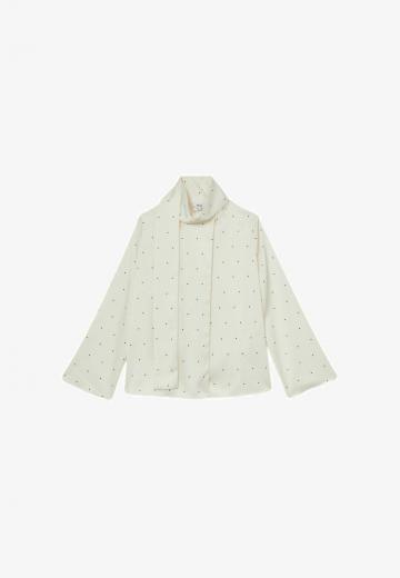 Атласная блузка