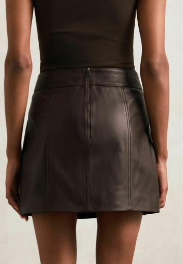 Кожаная юбка